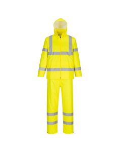 Portwest H448 Hi-Vis Packaway Rain Suit  - (Yellow)