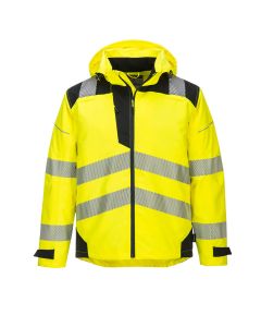 Portwest PW360 PW3 Hi-Vis Extreme Rain Jacket - (Yellow/Black)