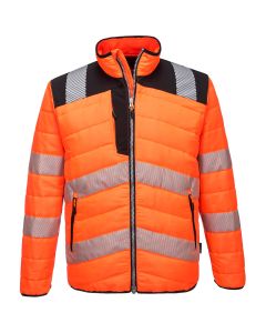 Portwest PW371 PW3 Hi-Vis Baffle Jacket - (Orange/Black)