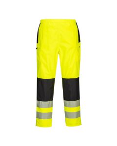 Portwest PW386 PW3 Hi-Vis Women's Rain Trousers - (Yellow/Black)