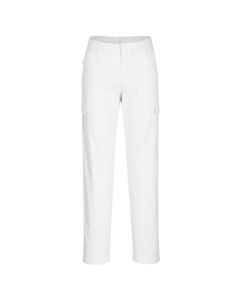 Portwest S233 Women's Stretch Cargo Trousers - (White)