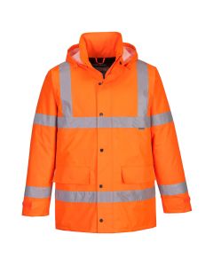 Portwest S460 Hi-Vis Winter Traffic Jacket  - (Orange)