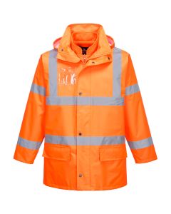 Portwest S765 Hi-Vis 5-in-1 Essential Jacket  - (Orange)