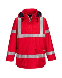Portwest S785 Bizflame Rain Anti-Static FR Jacket - (Red)