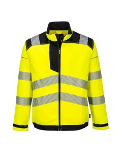 Portwest T500 PW3 Hi-Vis Work Jacket - (Yellow/Black)