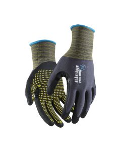 Blaklader 2935 Nitrile-Dipped Work Gloves With Dot Grip - Grey (Pair)