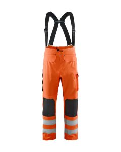 Blaklader 1302 Waterproof Rain Trousers Hi Vis (Orange)