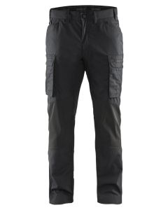 Blaklader 1459 Stretch Service Trousers - 65% Polyester/35% Cotton (Black)