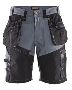 Blaklader 1502 Shorts X1500 100% Cotton Twill (Grey/Black)