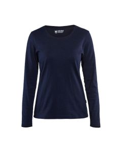 Blaklader 3301 Ladies T-Shirt With Long Sleeves (Navy Blue)