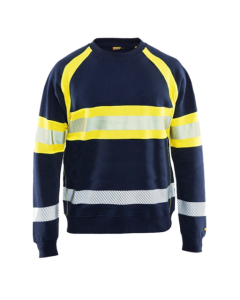 Blaklader 3359 High Vis Sweater (Navy Blue/Yellow)