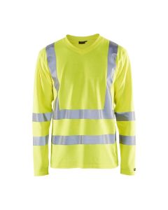 Blaklader 3381 High Visibility Long-Sleeved T-Shirt (Yellow)