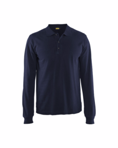 Blaklader 3388 Polo Shirt Long Sleeves (Navy Blue)