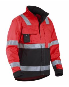 Blaklader 4064 High Visibility Jacket (Red/Black)