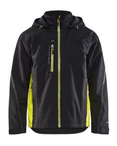 Blaklader 4790 Shell Jacket - Waterproof, Windproof (Black/Yellow)