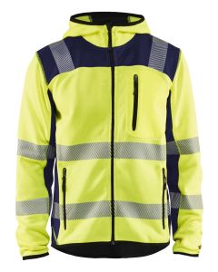 Blaklader 4923 Knitted High Vis Jacket (Yellow/Navy)