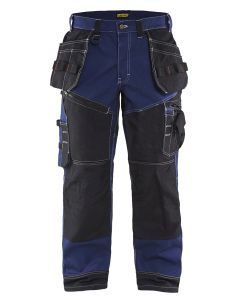 Blaklader X1500 1370 Xtreme Cotton Twill Trousers with Nail Pockets X1500 (Navy Blue/Black)