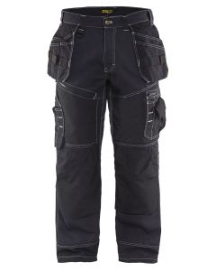 Blaklader X1500 1380 Polyester/Cotton Craftsmen Trousers X1500 (Black)