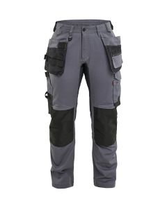 Blaklader 7132 Women'S Craftsman Trousers With Stretch (Mid Grey)