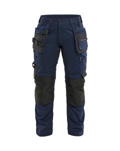 Blaklader 7132 Women'S Craftsman Trousers With Stretch (Dark Navy Blue)