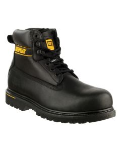 Caterpillar Holton Leather Goodyear Welted Safety Boot - S3 HRO SRC (Black)