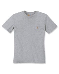 Carhartt 103067 Workwear Pocket S/S T-Shirt - Female - Heather Grey
