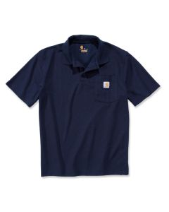 Carhartt K570 Work Pocket Polo Shirt S/S - Men's - Navy