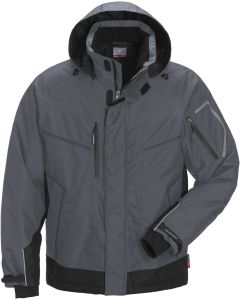 Fristads Airtech Winter Jacket 4410 GTT - Waterproof, Windproof, Breathable (Grey/Black)