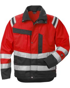Fristads High Vis Jacket CL 3 4026 PLU (High Vis Red/Black)