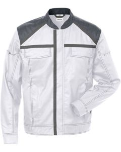 Fristads Jacket 4555 STFP (White/Grey)