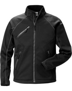 Fristads Gen Y Stretch Softshell Jacket 4905 SSF - Water Repellent, Fleece Lined (Black)