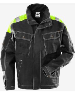 Fristads Jacket 447 FAS - Hard-wearing, Reinforced (Black)