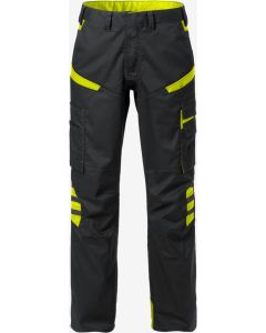 Fristads Trousers Woman 2554 STFP (Black/High Vis Yellow)