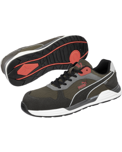 Puma Frontside Ivy Low Safety Trainers S1P ESD HRO SRC (Brown / Ivy)
