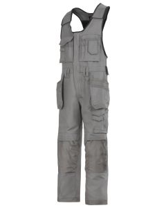 Snickers 0214 Canvas+ Craftsmen One-Piece Holster Pocket Trousers (Grey)
