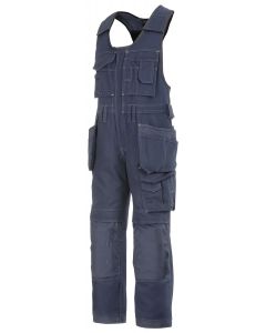 Snickers 0214 Canvas+ Craftsmen One-Piece Holster Pocket Trousers (Navy)