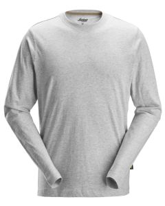 Snickers 2496 Long-Sleeve T-Shirt (Grey Melange)