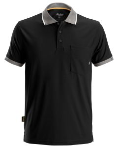 Snickers 2724 AllroundWork 37.5® Short Sleeve Polo Shirt (Black)