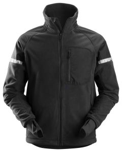 Snickers 8005 AllroundWork Windproof Fleece Jacket (Black/Black)