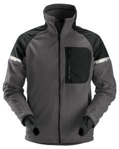 Snickers 8005 AllroundWork Windproof Fleece Jacket (Steel Grey/Black)
