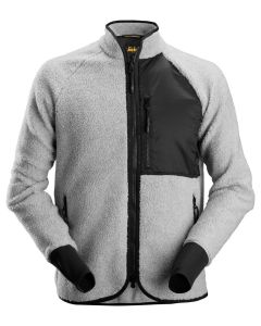 Snickers 8021 AllroundWork Pile Full Zip Jacket (Grey Melange/Black)