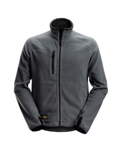 Snickers 8022 AllroundWork Fleece Jacket (Steel Grey / Black)