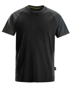 Snickers 2550 Two-Coloured T-Shirt (Black / Steel)