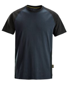 Snickers 2550 Two-Coloured T-Shirt (Navy / Black)