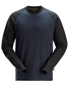 Snickers 2840 Two-Coloured Sweatshirt (Navy / Black)