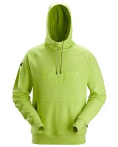 Snickers 2894 Logo Hoodie (Lime)