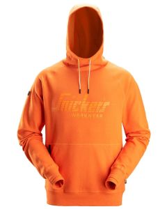 Snickers 2894 Logo Hoodie (Warm Orange)