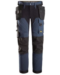 Snickers 6275 AllroundWork 4-way Stretch Trousers Holster Pockets (Navy / Black)
