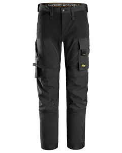 Snickers 6375 AllroundWork 4-way Stretch Trousers Without Holster Pockets (Black)