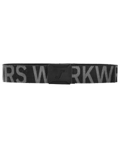 Snickers 9004 Logo Belt (Black / Steel Grey)